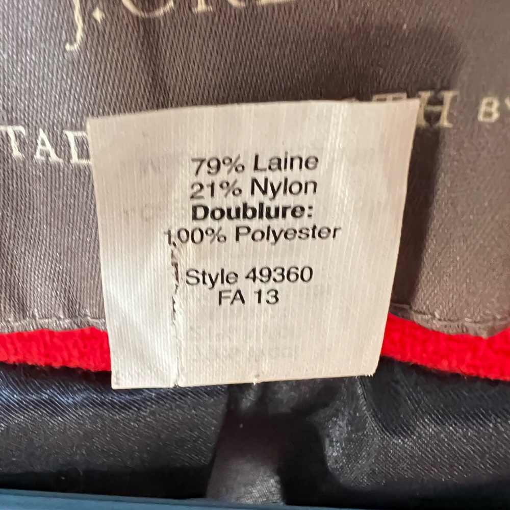 JCrew Nello Gori Stadium Cloth Coat Size Zero. Excellent condition. - Picture 3 of 12